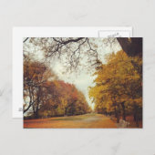 紅葉NYCリバーサイドパークニューヨーク秋 ポストカード (正面/裏面)