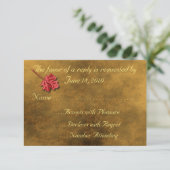 紅葉RSVPカード 出欠カード (スタンド正面)