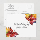 紅葉RSVPポストカード ポストカード (正面/裏面)