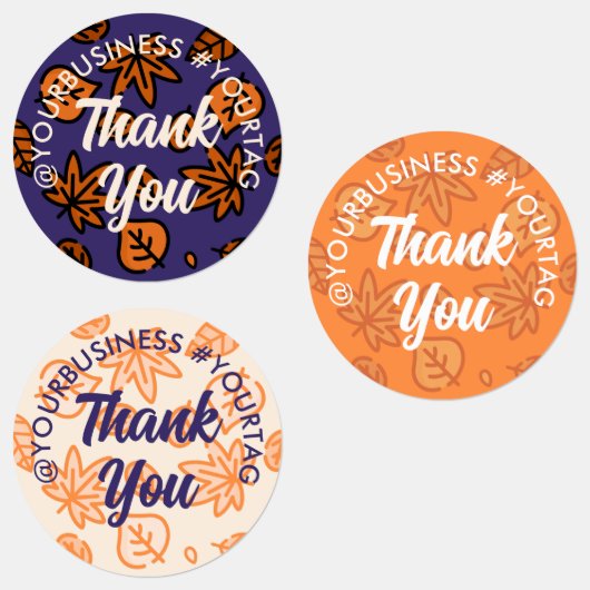 紅葉SNS中小企業サンキュー ラベル (グループ)