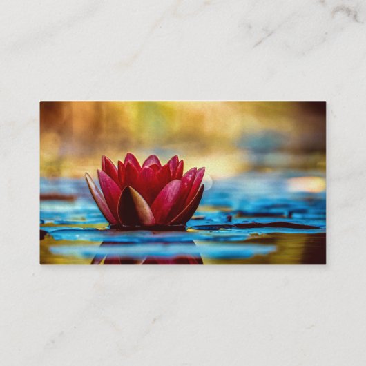 紅蓮の水百合花 名刺 (裏面)