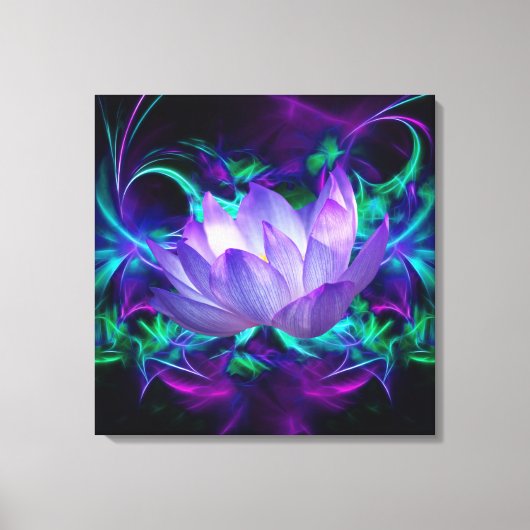 紅蓮の花とその意味 キャンバスプリント (正面)