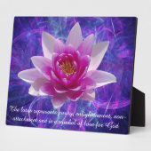 紅蓮の花と意味 フォトプラーク (側面)