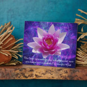 紅蓮の花と意味 フォトプラーク (側面)