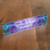 紅蓮の花及びその意味 デスクネームプレート (側面)