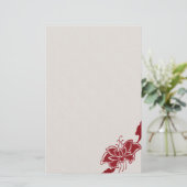 紅蓮の花文具 便箋 (スタンド正面)