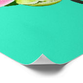 紅蓮の花水彩画素晴らし術 ポスター (角)