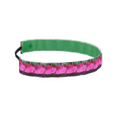 紅薔薇の花と雨粒 アスレチックヘッドバンド (左)