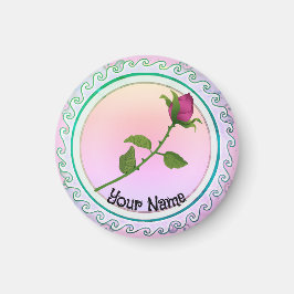 紅薔薇の花 マグネット