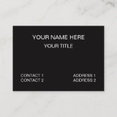 紅薔薇の花 名刺 (裏面)