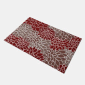 紅銀のダリアス ドアマット (アングル)