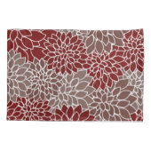 紅銀のダリアス 枕カバー (裏面)