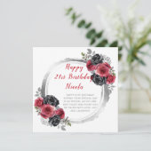 紅銀花エレガント誕生会 カード (スタンド正面)