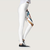 紅青のキツツキ レギンス (右)