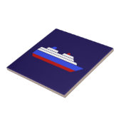 紅青の海 タイル (側面)