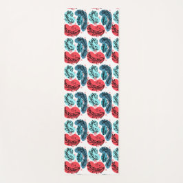 紅青抽象芸術 ヨガマット