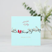 紅鳥、愛鳥/カラフル 招待状 (スタンド正面)