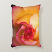 紅黄色バラの花 アクセントクッション (正面(垂直))