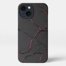 紅黒静脈 iPhone 13ケース