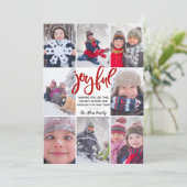 紅8の写真でうれしい |クリスマスフォトカード シーズンカード (スタンド正面)