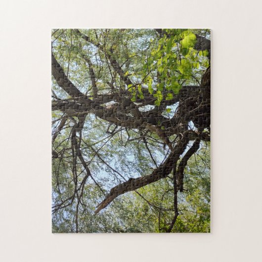 紆余曲折の柳 ジグソーパズル (縦)