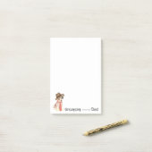 紋中国の付パパ ポストイット (デスク上)