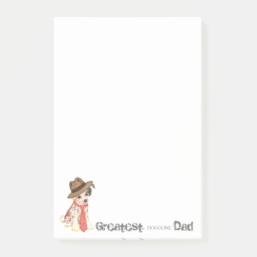 紋中国の付パパ ポストイット (正面)