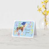 紋中国の付卒業生 カード (黄色い花)