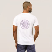 紋付きメンズTシャツ Tシャツ (裏面フル)