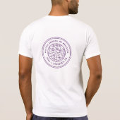 紋付きメンズTシャツ Tシャツ (裏面)