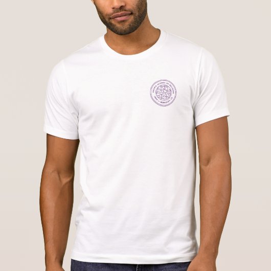 紋付きメンズTシャツ Tシャツ (正面)