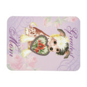 紋付き中国のハート母 マグネット (横)