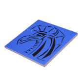 紋付き龍瓦 タイル (側面)