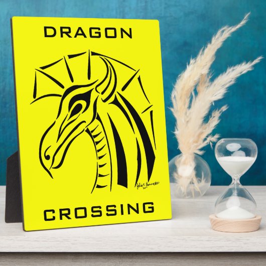 紋付ドラゴンプラーク フォトプラーク (側面)