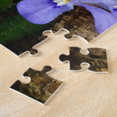 紋付矮性虹彩青紫白花 ジグソーパズル (側面)