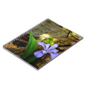 紋付矮性虹彩青紫白花 ノートブック (左側)