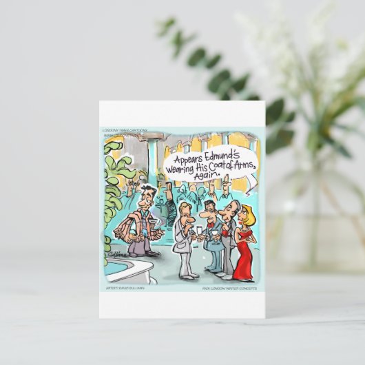 紋章おもしろいギフトTee&Card等 ポストカード (スタンド正面)