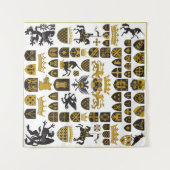 紋章と記号 タペストリー (正面(横))