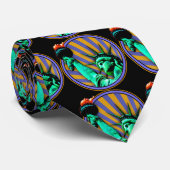 紋章のデザイン自由の女神 ネクタイ (ロール)