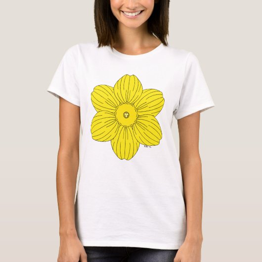 紋章の水仙 Tシャツ (正面)