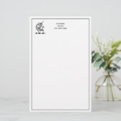 紋章の紋章の紋章の紋章 便箋 (スタンド正面)