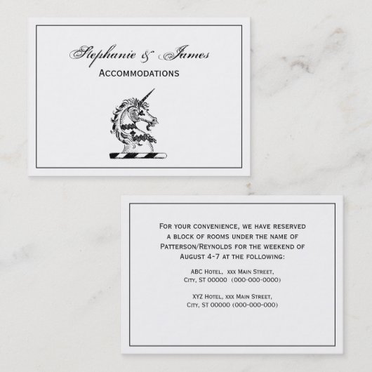 紋章の紋章の紋章の紋章 名刺 (正面/裏面)