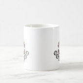 (紋章の)フラ・ダ・リで飾られた コーヒーマグカップ (中央)