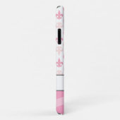 （紋章の）フラ・ダ・リのシマウマのiPhone 4/4Sの場合 Case-Mate iPhoneケース (裏面/右)