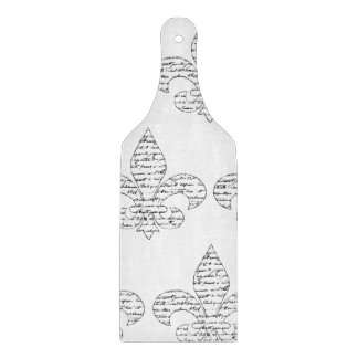 （紋章の）フラ・ダ・リのフランス人の原稿 カッティングボード