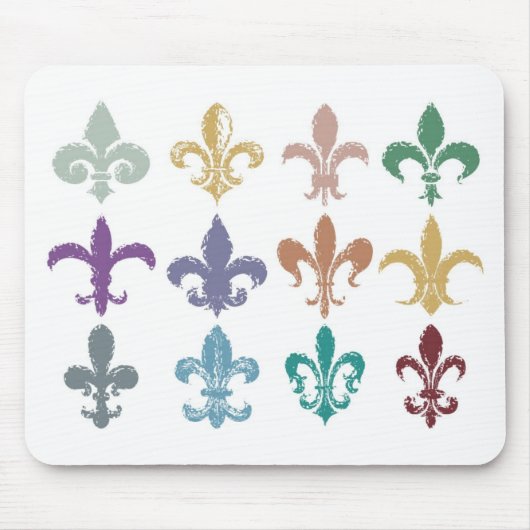 （紋章の）フラ・ダ・リのマウスパッド マウスパッド (正面)