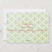 (紋章の)フラ・ダ・リの倍は数々のな写真カード味方しました シーズンカード (裏面)