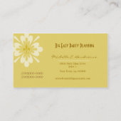 （紋章の）フラ・ダ・リの花 名刺 (裏面)