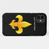 （紋章の）フラ・ダ・リのiPhone 5の場合のヴィンテージのギフト Case-Mate iPhoneケース (裏面(横))