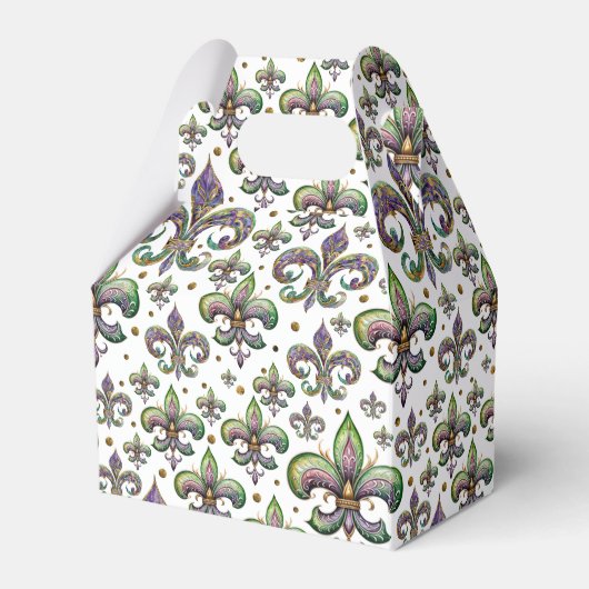 （紋章の）フラ・ダ・リウォーターカラーマルディグラスビベス フェイバーボックス (正面サイド)